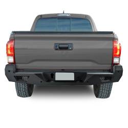 Black Horse Off Road - Black Horse ARB-TA16 Armour HD Black Rear Bumper for 16-23 Toyota Tacoma - Image 2