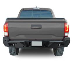 Black Horse Off Road - Black Horse ARB-TA16-KIT Armour HD Black Rear Bumper for 16-23 Toyota Tacoma - Image 2