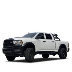 Black Horse Off Road - Black Horse IM-DORACC Impact HD Drop Side Steps Black-19-25 RAM 1500 Crew Cab - Image 1