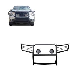 Black Horse Off Road - Black Horse 17H151400MA-PLFB Black Grille Guard w/LED for 09-15 Honda Pilot - Image 1