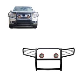 Black Horse Off Road - Black Horse 17H151400MA-PLFR Black Grille Guard w/LED for 09-15 Honda Pilot - Image 1
