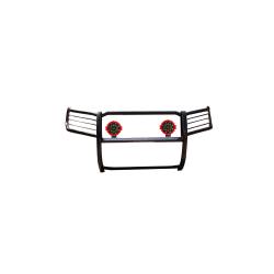 Black Horse Off Road - Black Horse 17KI01MA-PLR Black Grille Guard w/LED for 20-24 Kia Telluride - Image 1