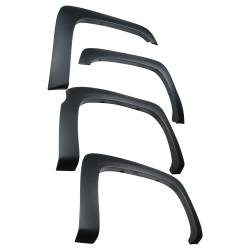 Black Horse Off Road - Black Horse FOESI07S OE Factory Style Fender Flares Blk Silverado 1500-2500-3500 - Image 1