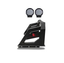 Black Horse Off Road - Black Horse ARB-NIFRB-PL69B Amour Roll Bar Kit 9" LED's Black for 05-21 Frontier - Image 1
