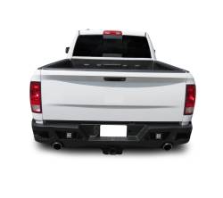 Black Horse Off Road - Black Horse ARB-RA20-KIT Amour Rear Bumper Kit Blk for 09-24 RAM 1500/2500/3500 - Image 2