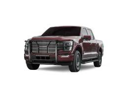 Black Horse Off Road - Black Horse RU-FOF116-B-K2 Black Rugged-HD Grille Guard for 21-25 Ford F150 - Image 2