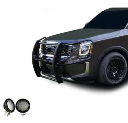 Black Horse Off Road - Black Horse 17KI01MA-PLFB Black Grille Guard w/LED for 20-24 Kia Telluride - Image 2