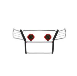 Black Horse Off Road - Black Horse 17NR26MSS-PLR SS Grille Guard w/LED for Nissan Armada/Titan - Image 2