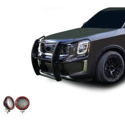 Black Horse Off Road - Black Horse 17KI01MA-PLFR Black Grille Guard w/LED for 20-24 Kia Telluride - Image 2