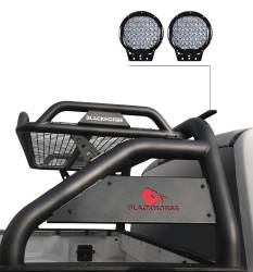 Black Horse Off Road - Black Horse ATRB-NIFRB-PL69B Atlas Roll Bar 9" LED's Black 05-21 Nissan Frontier - Image 2