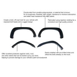 Black Horse Off Road - Black Horse FPSTO07 FENDER FLARES RIVETED Style Black for 07-13 Toyota Tundra - Image 2