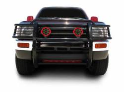 Black Horse Off Road - Black Horse 17T80202MA-PLR Black Grille Guard w/LED for Toyota 4Runner/Tacoma - Image 2