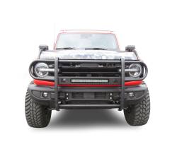 Black Horse Off Road - Black Horse BGFB21 Beacon Black Grille Guard for 21-25 Ford Bronco - Image 2