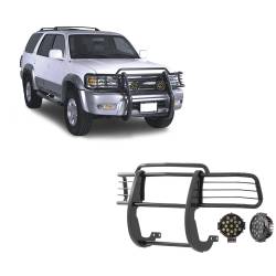 Black Horse Off Road - Black Horse 17TN23MA-PLB Black Grille Guard w/LED for 99-02 Toyota 4Runner - Image 1