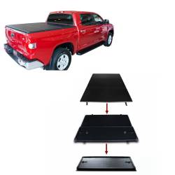 Black Horse Off Road - Black Horse HTF-TO10 Hard Tonneau Cover Black for 07-26 Toyota Tundra 5.5' Bed - Image 1