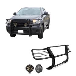 Black Horse Off Road - Black Horse 17TS27MA-PLB Black Grille Guard w/LED for 04-06 Toyota Tundra - Image 1