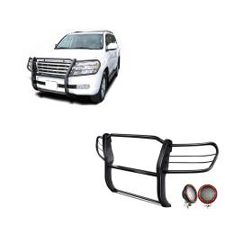 Black Horse Off Road - Black Horse 17SG598MA-PLFR Black Grille Guard w/LED 98-07 Toyota Land Cruiser - Image 1