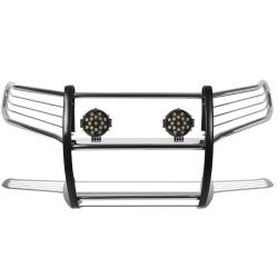 Black Horse Off Road - Black Horse 17TU31MSS-PLB SS Grille Guard w/LED for 10-24 Toyota 4Runner - Image 1