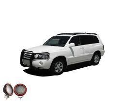 Black Horse Off Road - Black Horse 17TL26MA-PLFR Black Grille Guard w/LED for 01-07 Toyota Highlander - Image 2