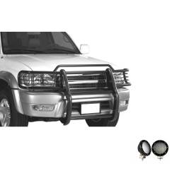 Black Horse Off Road - Black Horse 17TN23MA-PLFB Black Grille Guard w/LED for 99-02 Toyota 4Runner - Image 2