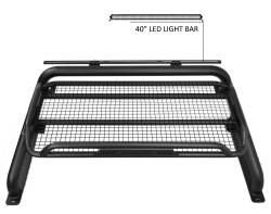 Black Horse Off Road - Black Horse ATRB8BK-KIT Atlas Black Roll Bar Kit for 19-24 Ford Ranger - Image 2