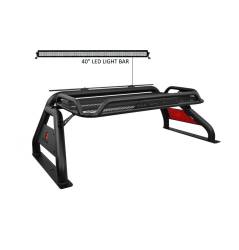 Black Horse Off Road - Black Horse ATRB-NIFRB-KIT Atlas Black Roll Bar Kit for 05-21 Nissan Frontier - Image 2