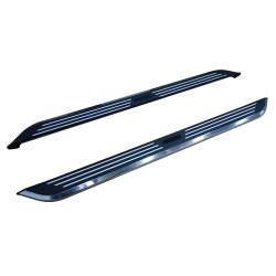 Black Horse Off Road - Black Horse PINIF79 Pinnacle Running Boards Black/Silver for 05-24 Frontier Crew - Image 1