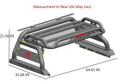 Black Horse Off Road - Black Horse ATRB5BK-PLFB Atlas Roll Bar Kit 5.3" LED's for Colorado/Canyon - Image 2