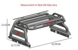 Black Horse Off Road - Black Horse Off Road ATRB6BK-PLFB Atlas Roll Bar Kit - Image 2
