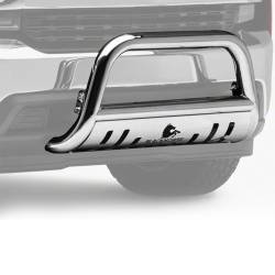 Black Horse Off Road - Black Horse BB037415-SP Stainless Bull Bar for 19-25 Sierra & Silverado 1500 - Image 1