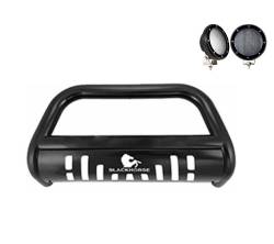Black Horse Off Road - Black Horse BB004919A-SP-PLFB Black Bull Bar w/5.3" LED's for Silverado/Sierra - Image 2