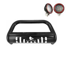 Black Horse Off Road - Black Horse BB030709A-SP-PLFR Black Bull Bar w/5.3"LED for 15-22 Colorado/Canyon - Image 2