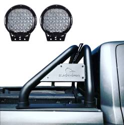 Black Horse Off Road - Black Horse RB003BK-PL69B Roll Bar Kit w/9" LED Black Colorado/Canyon/Tacoma - Image 2