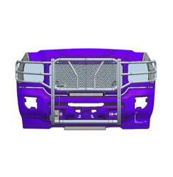 Black Horse Off Road - Black Horse RU-GMSI15-B-K1 HD Grille Guard w/20" LED for Sierra 2500HD/3500HD - Image 2