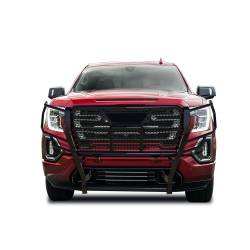 Black Horse Off Road - Black Horse RU-GMSI19-B Black Rugged-HD Grille Guard 19-21 GMC Sierra 1500 - Image 2
