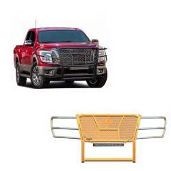 Black Horse Off Road - Black Horse RU-NITI17-B-K2 HD Grille Guard Black for 17-24 Nissan Titan - Image 1