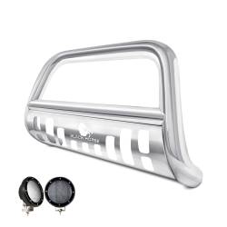 Black Horse Off Road - Black Horse CBS-TYF5407SP-PLFB Black Bull Bar w/5.3" LED's SS 20-23 Highlander - Image 2