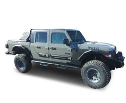 Black Horse Off Road - Black Horse IM-JEGL IMPACT HD Drop Side Steps Black-20-24 Jeep Gladiator - Image 2