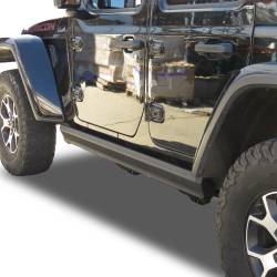 Black Horse Off Road - Black Horse PWBR5065 Elite Retractable Power Board Black for 12-18 Wrangler Jk - Image 1