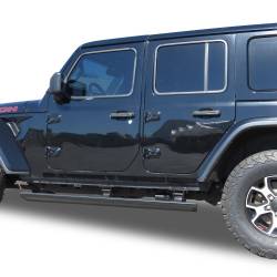 Black Horse Off Road - Black Horse PWBR5165 Elite Retractable Power Board Black for 18-25 Wrangler JL - Image 2