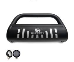Black Horse Off Road - Black Horse BB096410A-SP-PLFB Black Bull Bar w/5.3" LED's for 16-23 Tacoma - Image 2