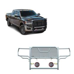 Black Horse Off Road - Black Horse RU-DORA20-B-PLFR RuggedHD Grille Guard w/5.3" LEDs for RAM 2500/3500 - Image 1