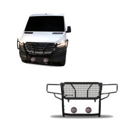 Black Horse Off Road - Black Horse RU-DOSP07-B-PLFR HD Grille Guard w/5.3" for Dodge Mercedes Sprinter - Image 1