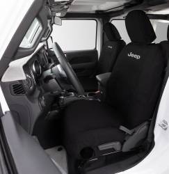 Seat Saver - Seat Saver SSJ2525FJ11WFBK Endura SeatSaver Front Row Seat Covers w/Jeep Logo - Image 1