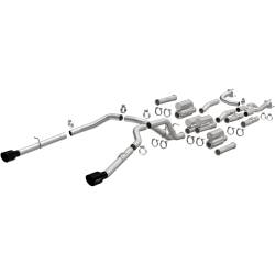 MagnaFlow Exhaust Products - MagnaFlow 19691 xMOD Series Black Chrome Tips Cat-Back System - Image 1