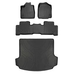 SMARTLINER - SMARTLINER SA0084/B0084/D0084 Front/Rear Black Floor Liners for Acura MDX - Image 4