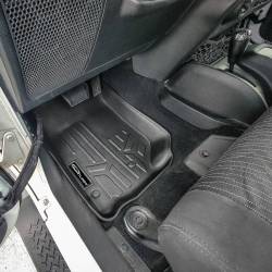 SMARTLINER - SMARTLINER SA0139 Front BLACK Floor Liners for 07-18 Jeep Wrangler JK - Image 1