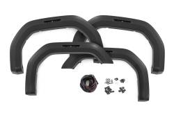 Rough Country Suspension Systems - Rough Country F-G11912 Sport Fender Flares Black for 20-26 Sierra 2500HD/3500 - Image 2
