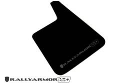 Rally Armor - Rally Armor MF20-URP-BLK-MBK-LRT Black Mud Flap/Metallic Black Logo - Image 2