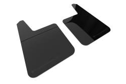 Rally Armor - Rally Armor MF20-URP-BLK-MBK-LRT Black Mud Flap/Metallic Black Logo - Image 1